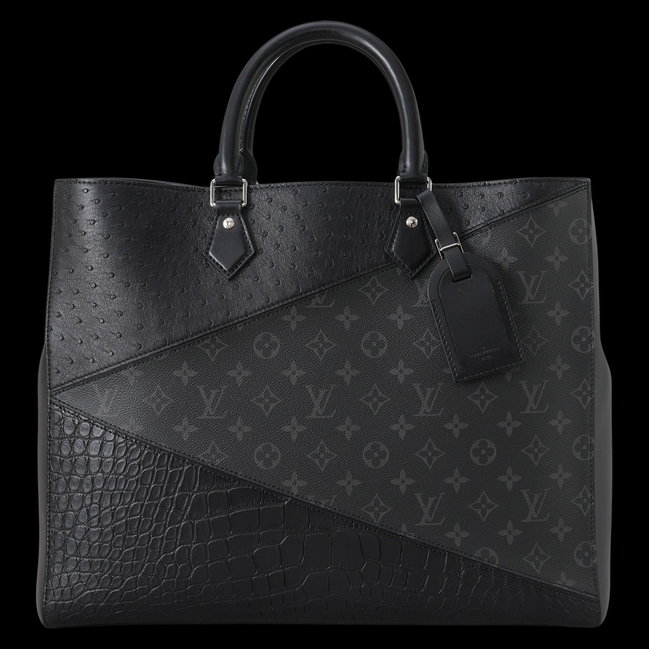 LOUIS VUITTON(USED)루이비통 N96388 오스트리치 와니 캔버스 그랑삭